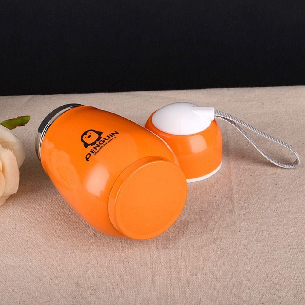Edelstahl Mini Pinguin Thermobecher Thermoskanne Vakuumflasche Sportbecher