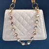 Rhinestone Bag Chain Women'S Gold-Plated Craftsmanship Light Luxury Bag Decoration Small Batch Mobile Phone Hanging Chain Crystal