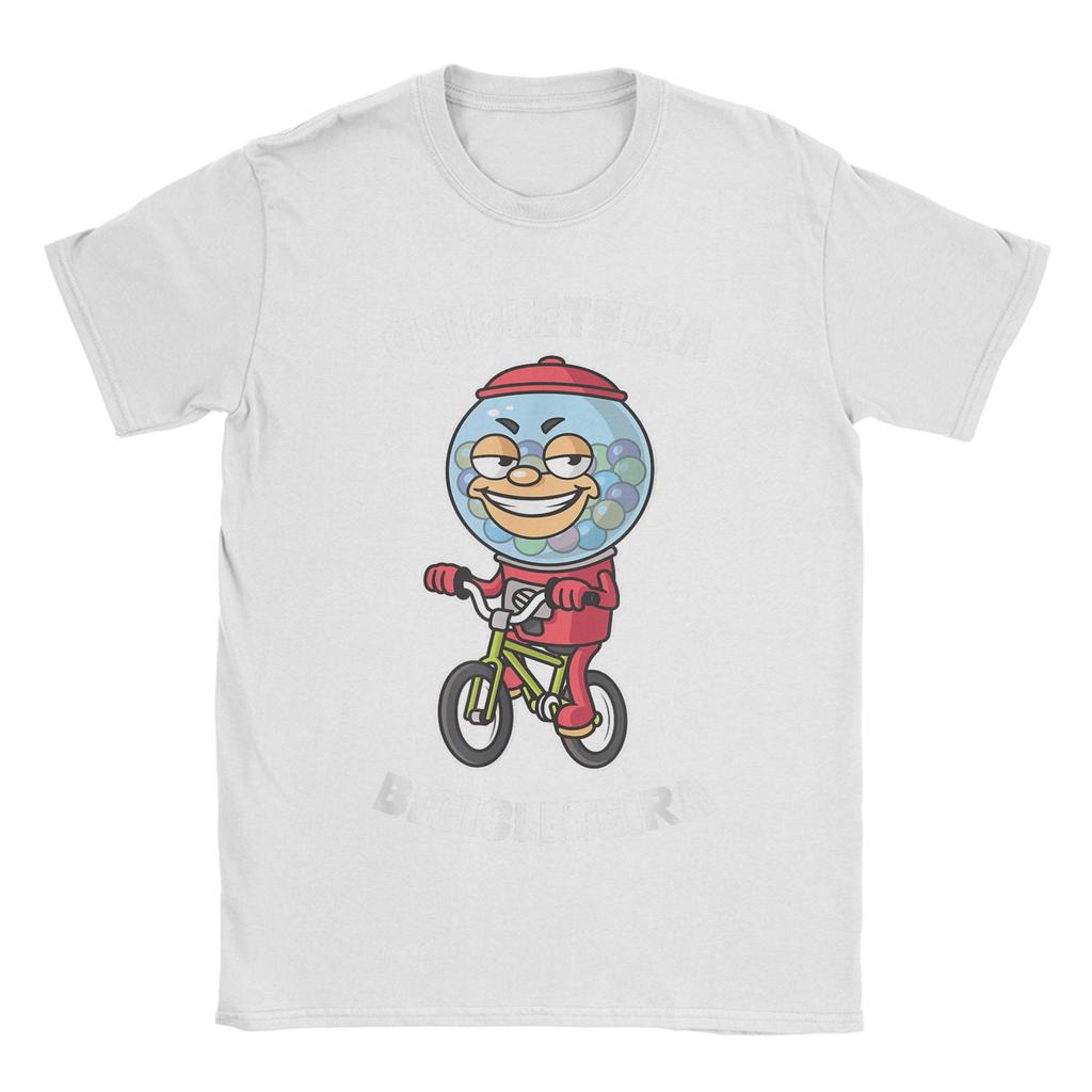 Italian Brainrot Chicleteira Bicicleteira Meme Men T Shirts Awesome Tee Shirt Short Sleeve O Neck T-Shirt Summer Tops
