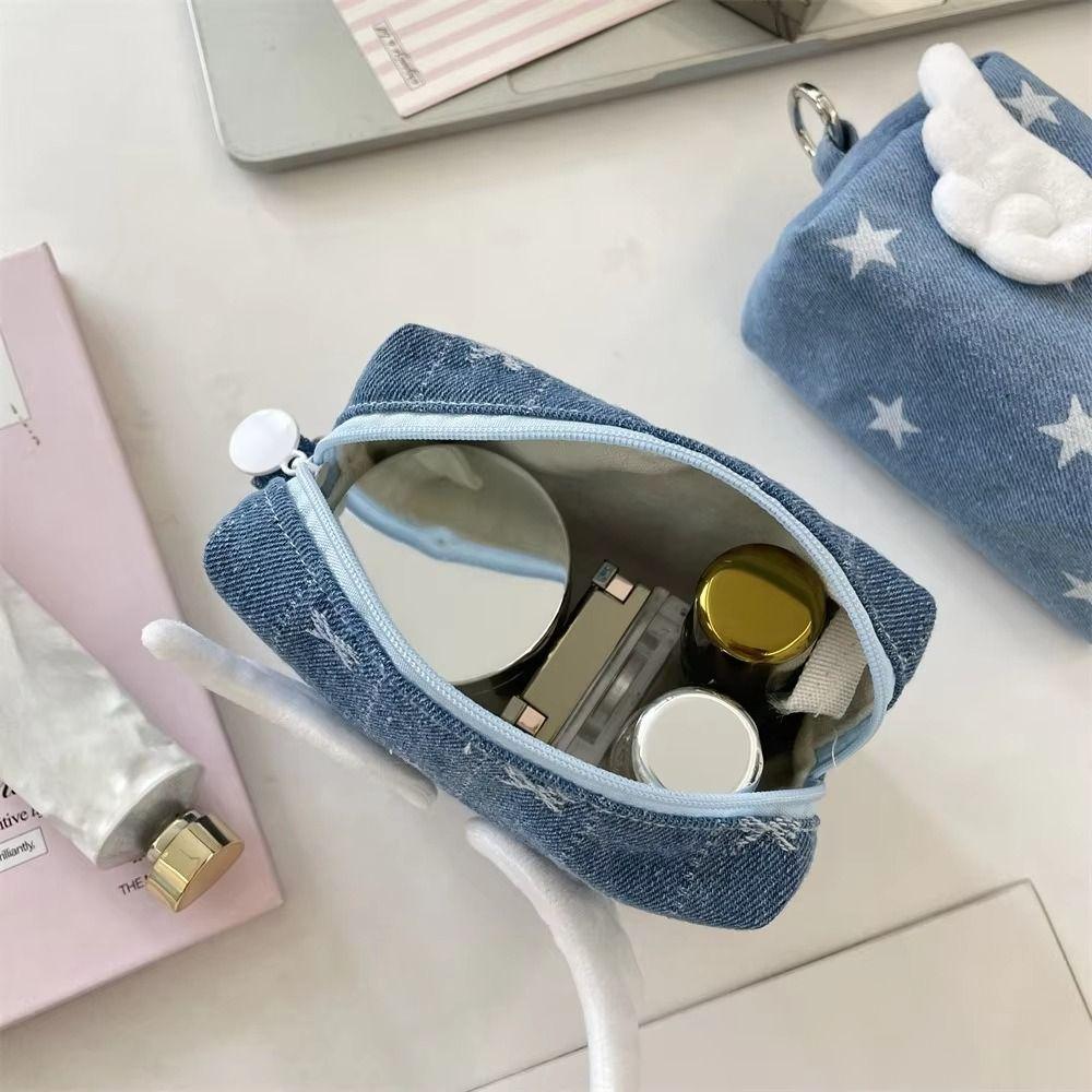 Y2k Korean Style Storage Bag Print Cloth Stationery Bag  Stationery Holder