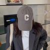 C Embroidery Letter Cotton Baseball Cap Sun Protection Breathable Hat Fashion