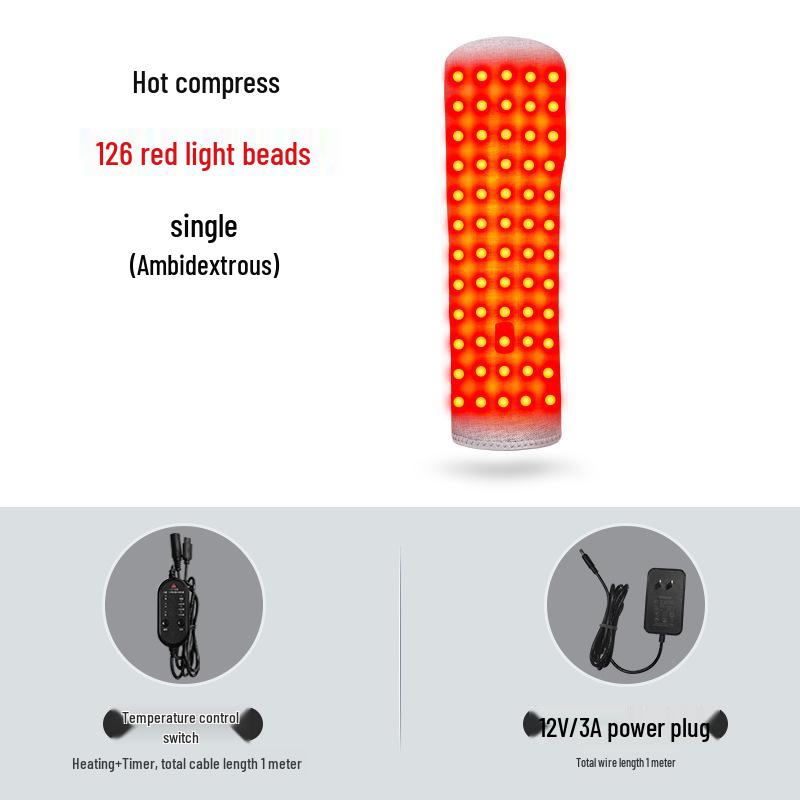 Electric Heated Arm Massager with Red Light Therapy for Elbow Joint and Carpal Tunnel Relief