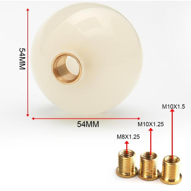 

Luminous Gear Shift Knob Racing Stick Cool Acrylic Shift Knob For Universal Car Luminous blue