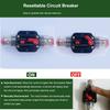 Trolling Motor Circuit Breaker 60 Amp Circuit Breaker with Manual Reset for ATV Trailer Vehicles Stereo Audio Electronic Battery Solar System