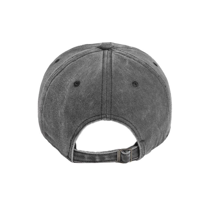 Vintage Duckbill Cap with Guitar Embroidery - Casual, Versatile Wide Brim Sun Hat