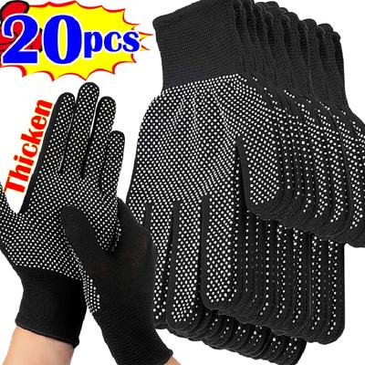 Rutschfeste Touchscreen-Nylonhandschuhe für Männer Frauen im Sommer Outdoor Radfahren Arbeit Fitness Atmungsaktive Rutschfeste Dispensing-Handschuhe