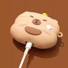 3D Cute Cartoon Silicone Earphone Case For Airpods 4 Shiba Inu Wireless Earphone Cover For Airpods 4 Charging Box