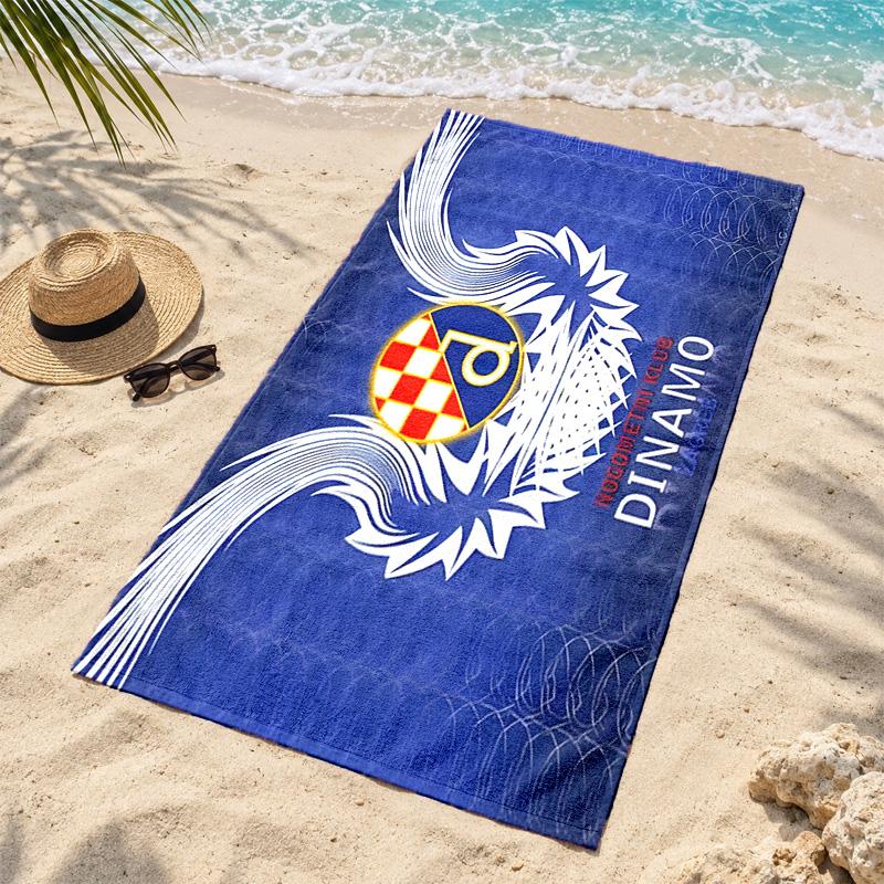GNK Dinamo Zagreb Microfiber Beach Towel Quick Dry Sand Free Lightweight Beach Towels for Travel Swimming Camping