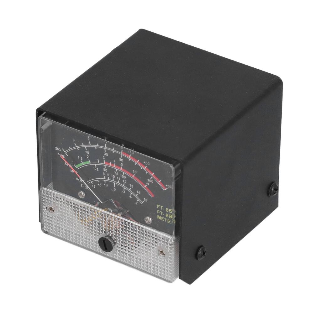 SWR Power Meter External S Receive Display Electronic Component Metal Case Cover FT?857 FT?897Black