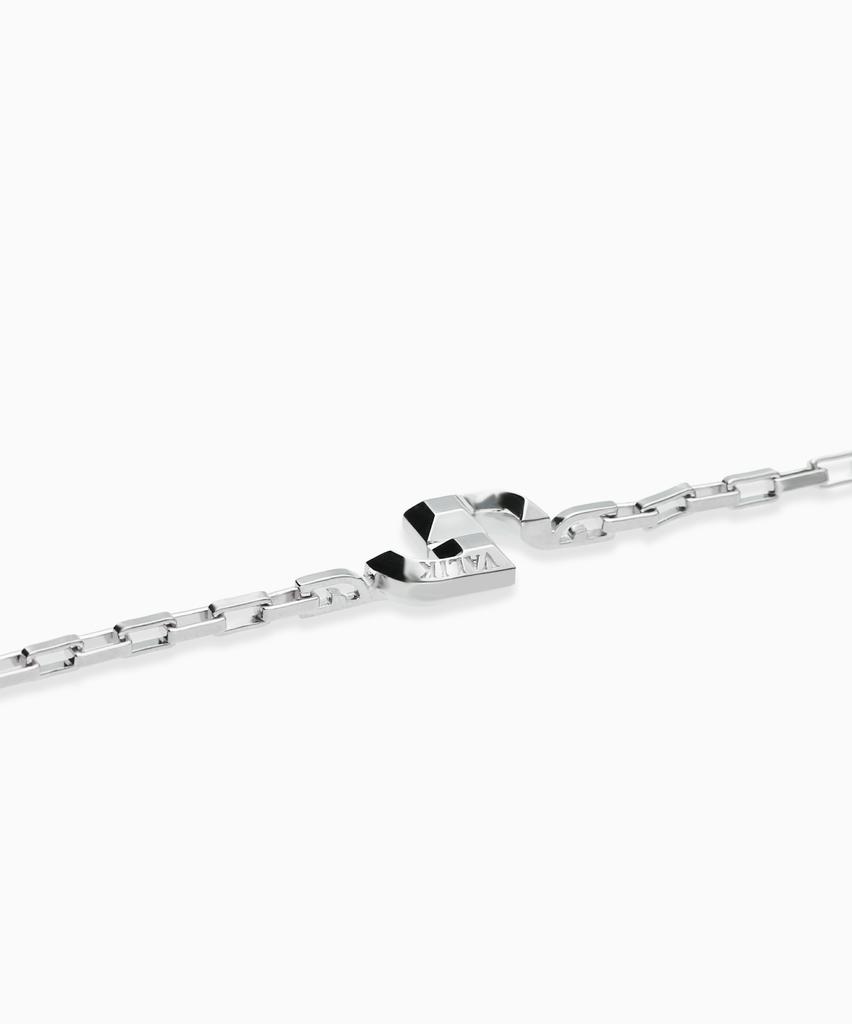 Valik [925 Silver] No.05 Signature Two-Way Toggle Bar Chain Bracelet [S]