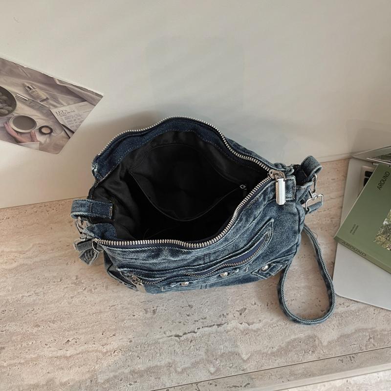 Denim Tasche Damen Schulter Umhängetasche Handytasche