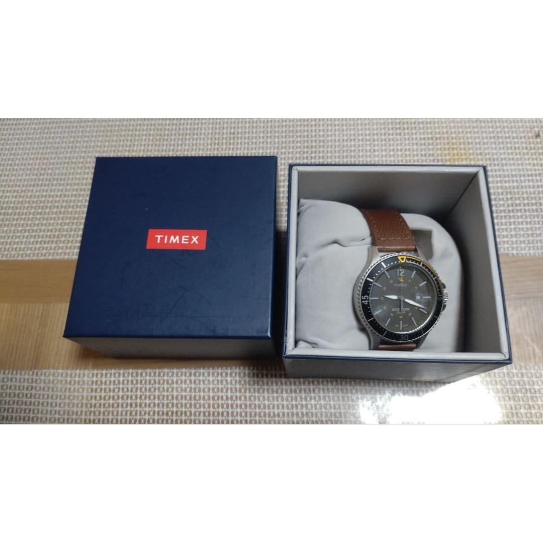 Used TIMEX Expedition Solar watch with case
