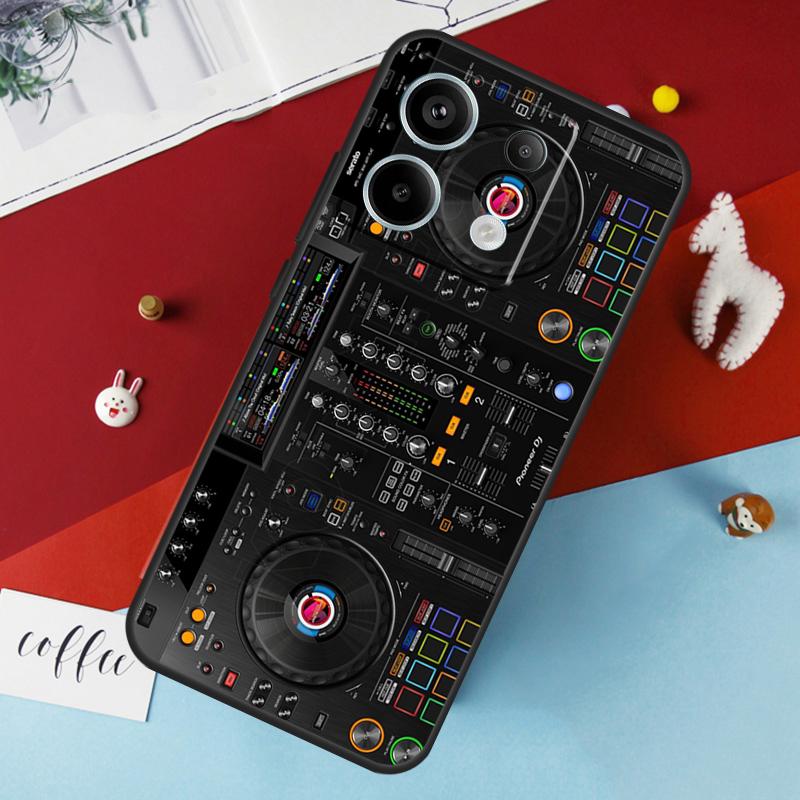 Etui na kontroler DJ mikser do muzyki elektronicznej dla Xiaomi Redmi 13C 12C 10C 9C 10A Redmi Note 11 9 10 12 13 Pro 9S 10S 11S 12S Pokrowiec