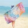Mandala Pattern Microfiber Beach Towel - Soft, Absorbent, Quick-drying - Perfect for Swimming, Camping and Bathing