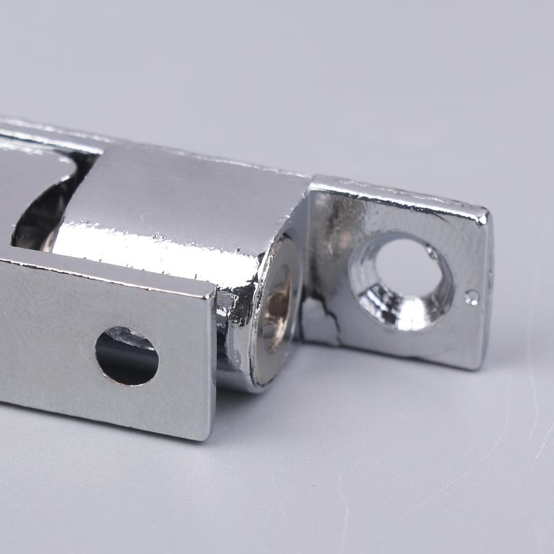 1Pc Furniture Door Ball Latch Brass Double Roller Spring Ball Catch Latches Cabinet Closet Door Adjustable Tension Latch