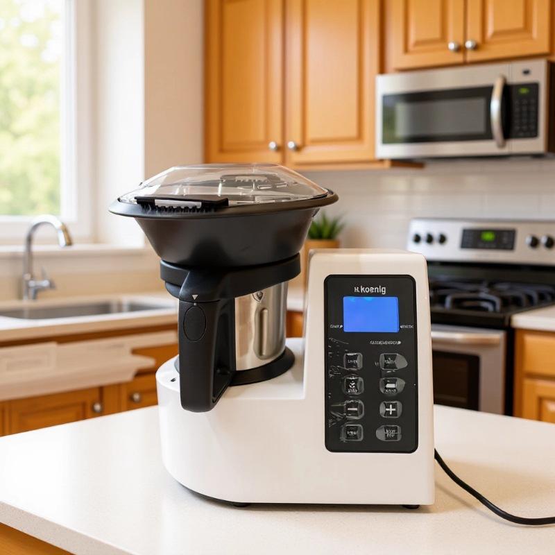 German Multifunctional Kitchen Robot: Oil-Free Stir-Fry, Smart Blender, Soup Heating Pot