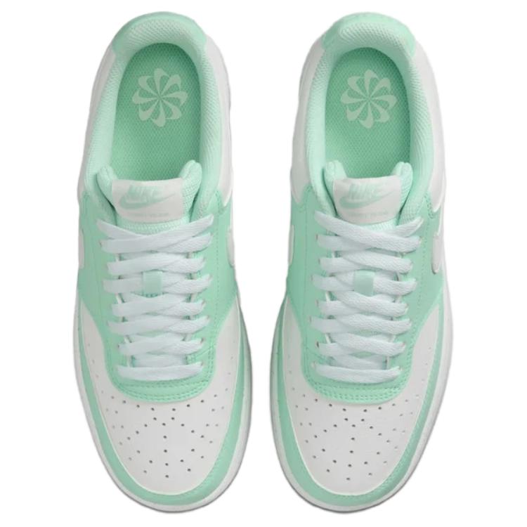 Nike Court Vision Low Top Skateboard Shoes Women's Green White Sneakers DH3158-301
