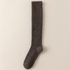 Wool Knee-High Socks for Women - Warm, Thick, Plus Velvet, Ideal for Fall & Winter