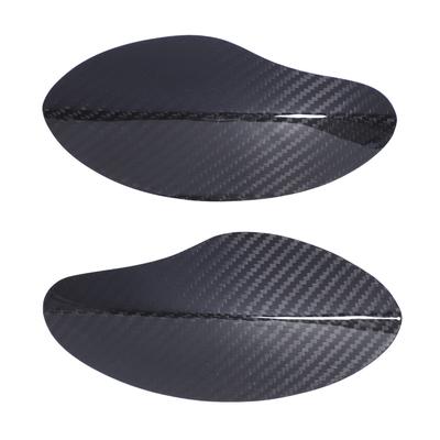 2 Pcs Motorcycle Side Protector Guard Cover Carbon Fiber Scratch Proof Side Anti Collision Guard
