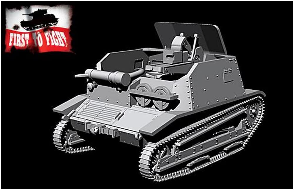 FTF 1/72 Polish TKD 47mm Self-Propelled Gun Plastic Model Kit PF72100