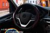 ZATOOTO Steering Wheel Cover for Kei Small Rainbow Comfortable Stylish 124B Cars, Size, Stitching, Grip, Black,