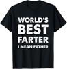 Día Retro El Mejor Pedorro del Mundo Chiste de Papá Regalo del Día del Padre Camisetas Gráficas Mengraphic tee