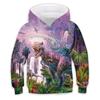 Jungen Tier Dinosaurier Hoodie Langarm Herbst Winter Mode Coole Kinder Outdoor Täglich Normale Passform