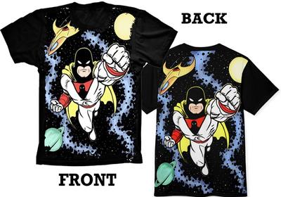 HEISS NEU Space Ghost 3D Shirt 2 Seiten Alle Größen JJ6202