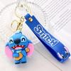 Creative 3D Cartoon Stitch PVC Keychain Pendant Ornament