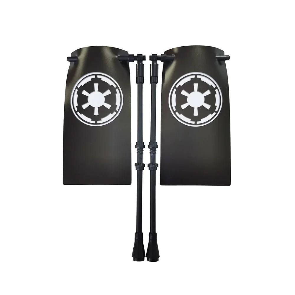 Klocki Budowanie Flag Miasta-Państwa Średniowieczne Postać Wojskowa Flaga Broń Starożytne Święte Cesarstwo Rzymskie Jerozolima Rycerz Świętego Łazarza Legion Zabawka