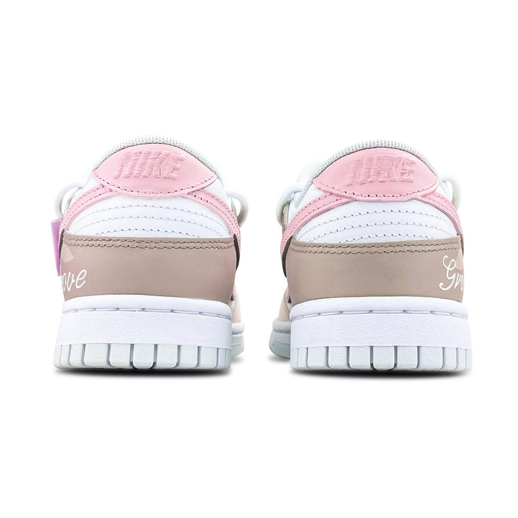 Nike Dunk Peach Blossom Slip Resistant Abrasion Resistant Low Top Skateboard Shoes Unisex Romantic Pink HF0730-160(Team237-)