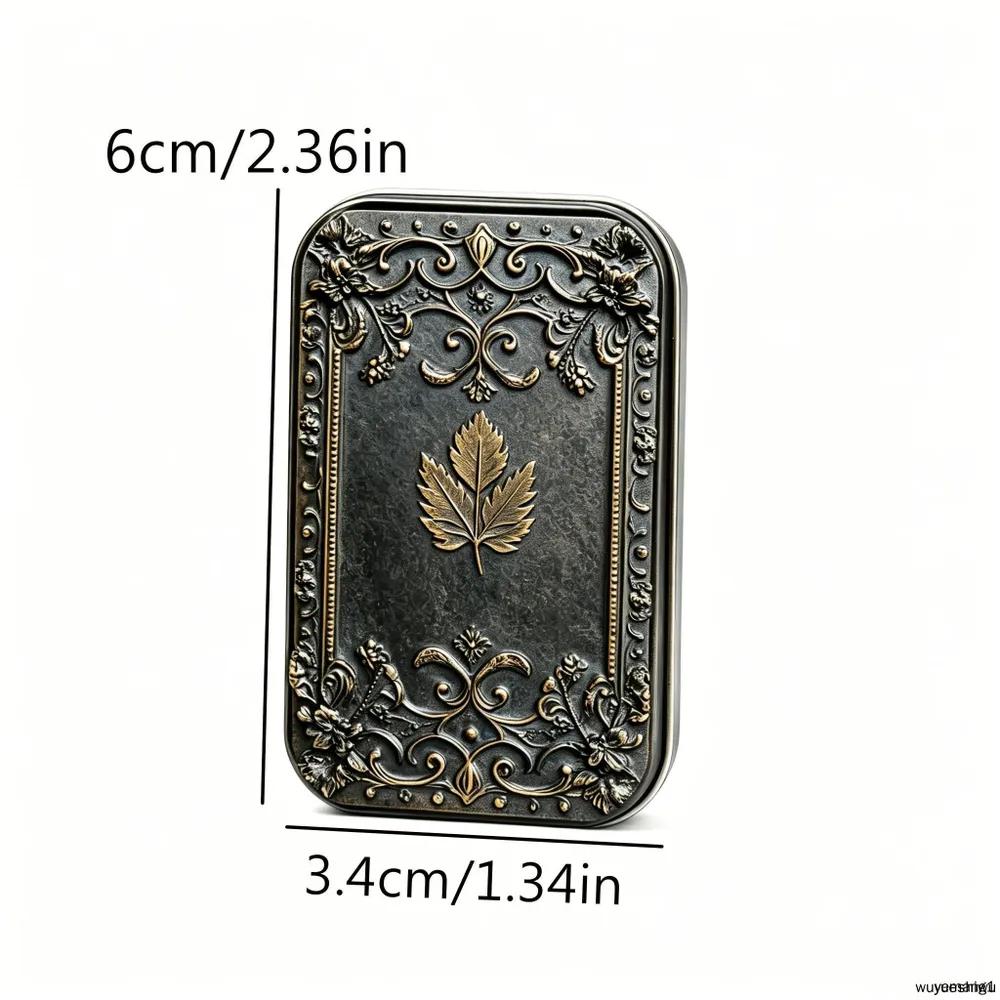 Vintage Metal Match Moisture Resistant, Exquisite Match Box