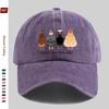 pc Four Baseball Caps with Different Colors And Patterns of Chicken Prints Sun Hats with CRAZY CHICKEN LADY Letter Design P