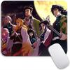 Small Mouse Pad Anime Demon Slayer Gamer Edge Stitched Standard Gaming Mousepad Travel Mouse Mat Non-Slip Office Mousemats