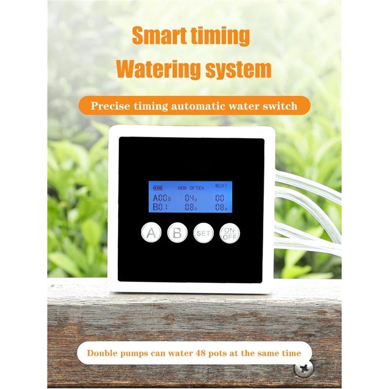 A03F-Automatic Garden Irrigation Controller Intelligent Drip Irrigation Water Pump Timer System Home Sprinkle Watering Device