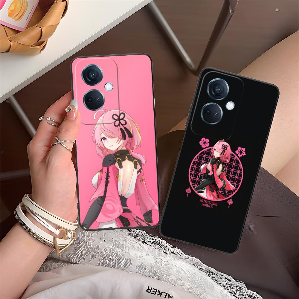Wuthering Waves Taoqi Mobile Phone Case for OPPO Reno 14 13 12 11 10 9 8 7 6 5 F T Pro 5G Colorful Printing Cover Cover Pretty