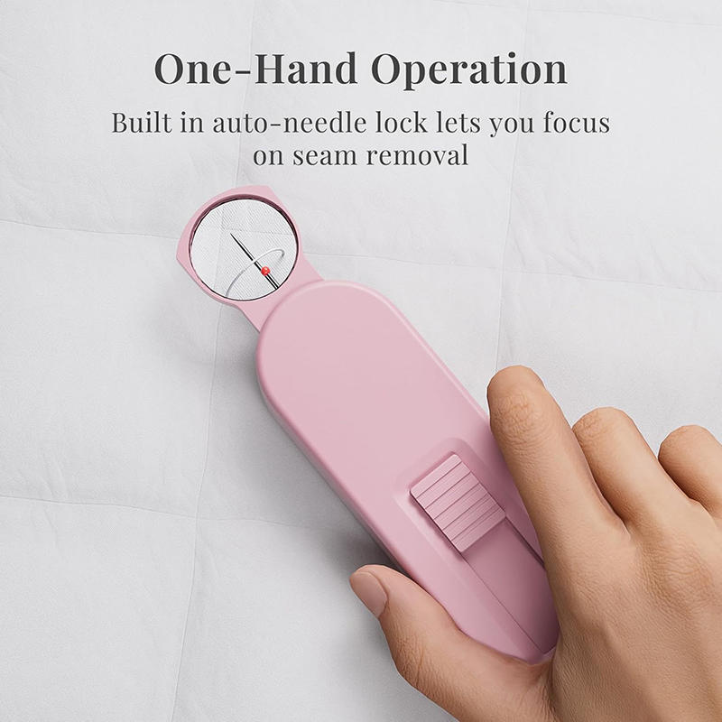 

Magnifying Seam Ripper Tool With Built In Thread Cutter And Stitch Remover For Quilting Sewing Needlework Precision Crafting Accessory With Glass Len One Size рожевий