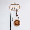 Natural Rattan Clothes Drying Rack with Clips  Sockings Towels Diapers Bra Racks