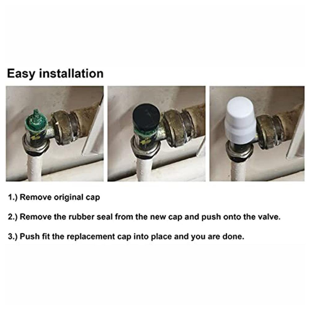 Push-Fit Cap Radiator Valve Cap Valve Cover Child Safe