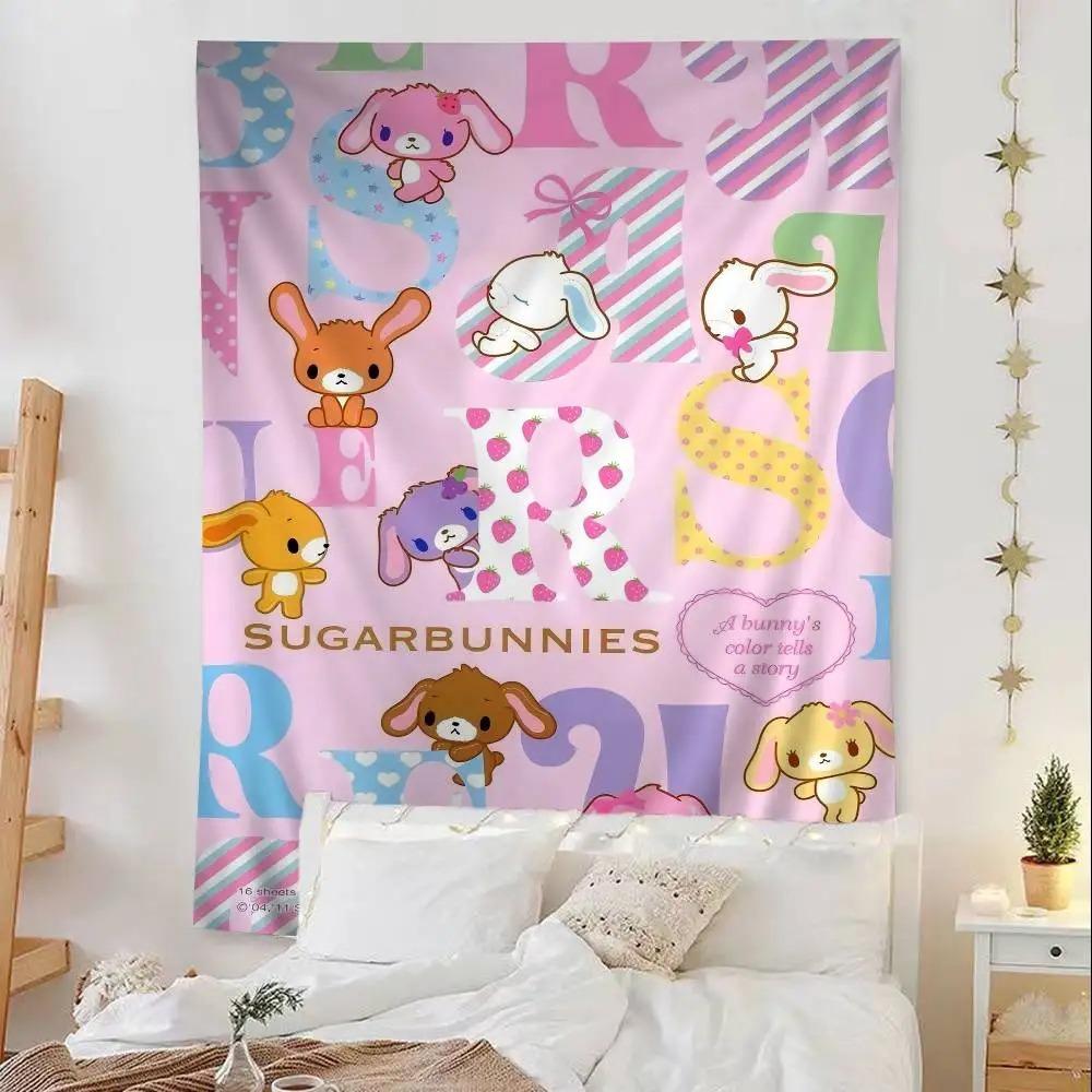 

Sugarbunnies Printed Large Wall Hanging Tapestry Tarot Card Hippie Wall Skirt Dormitory Cheap Hippie Wall Hanging 74x94cm(29x37in)