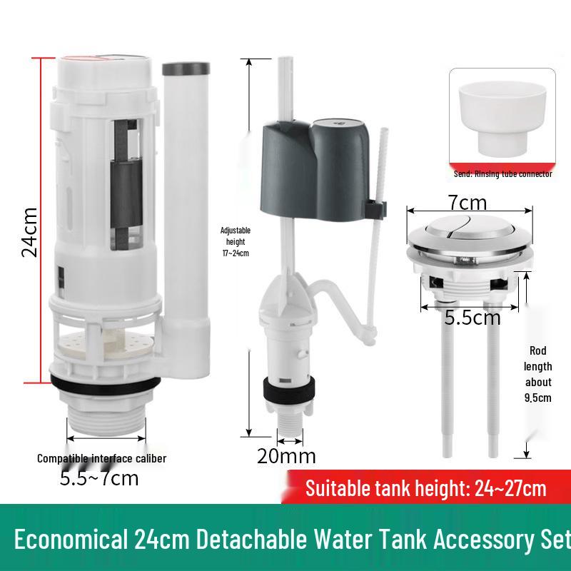 You Shu Toilet Cistern Inlet and Drain Valve Set