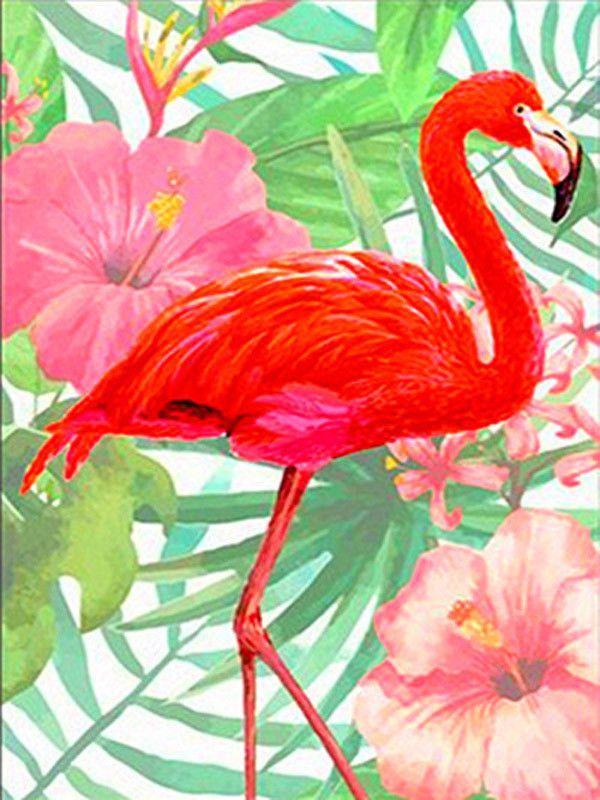 RUOPOTY Acrylic Painting By Numbers Flamingo Animals Paint On Canvas Coloring By Numbers Gift Home Decor Wall Room