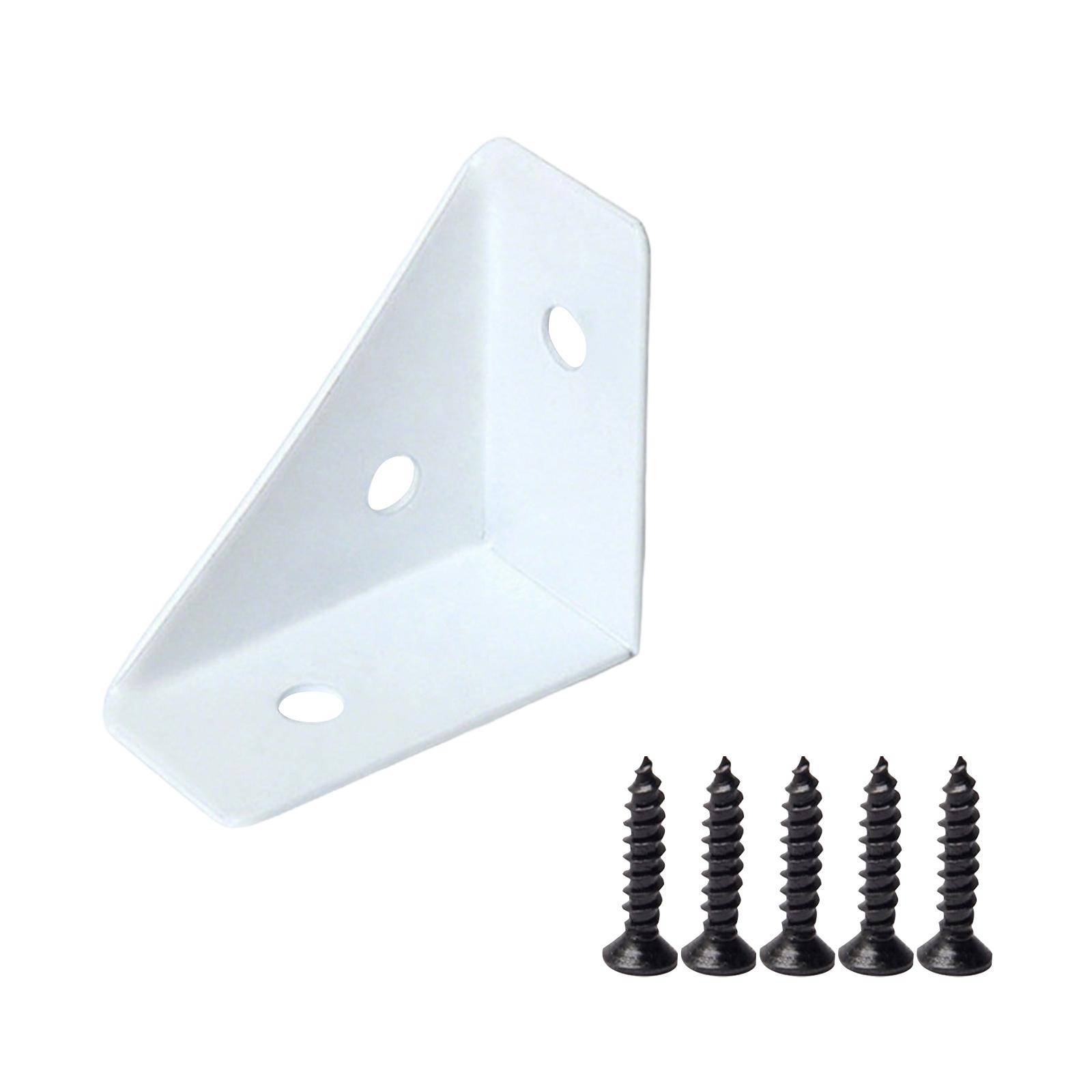 

Прямоугольный фиксатор угловой код утолщенная нержавеющая сталь многофункциональный крепежный кронштейн One Size белый