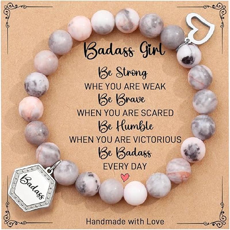 JYL TS Bracelet Ladies Elastic  Heart Charm Festival Gift Attracts Love & Joy