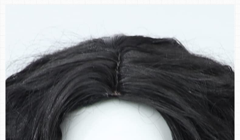 One Piece Usopp Cosplay Wig, Black, Heat-Resistant Wig