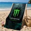 Monster Drink Beach Towel, Super Soft Microfiber, Perfect Gift for Her/Him, Birthday, for Pool, Beach, Travel, Decor Beach Party