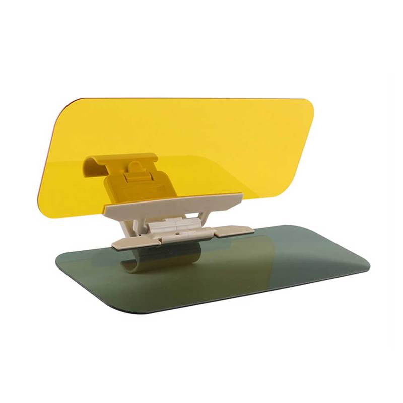 Car Sun Visor Extender Clip On Anti Glare 2 in 1 Night Day HD Anti Glare Dazzling Goggle UV Blocker for Day Night Vision Clear