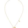 Tatiana Nacre Flower Heart Necklace_NZ1139 (2colors)