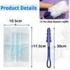 Disposable Electrostatic Dust Duster Blue Fluffy Fiber Brush Head Compatible Feather Duster Household Desk Cleaning Tool
