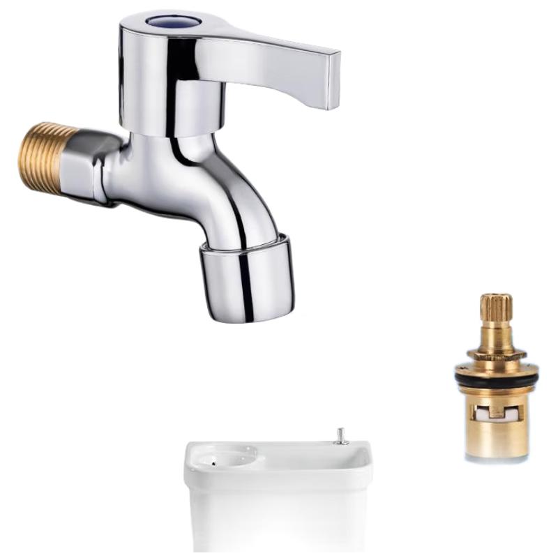 HANDUNYOU Brass Mop Sink Faucet